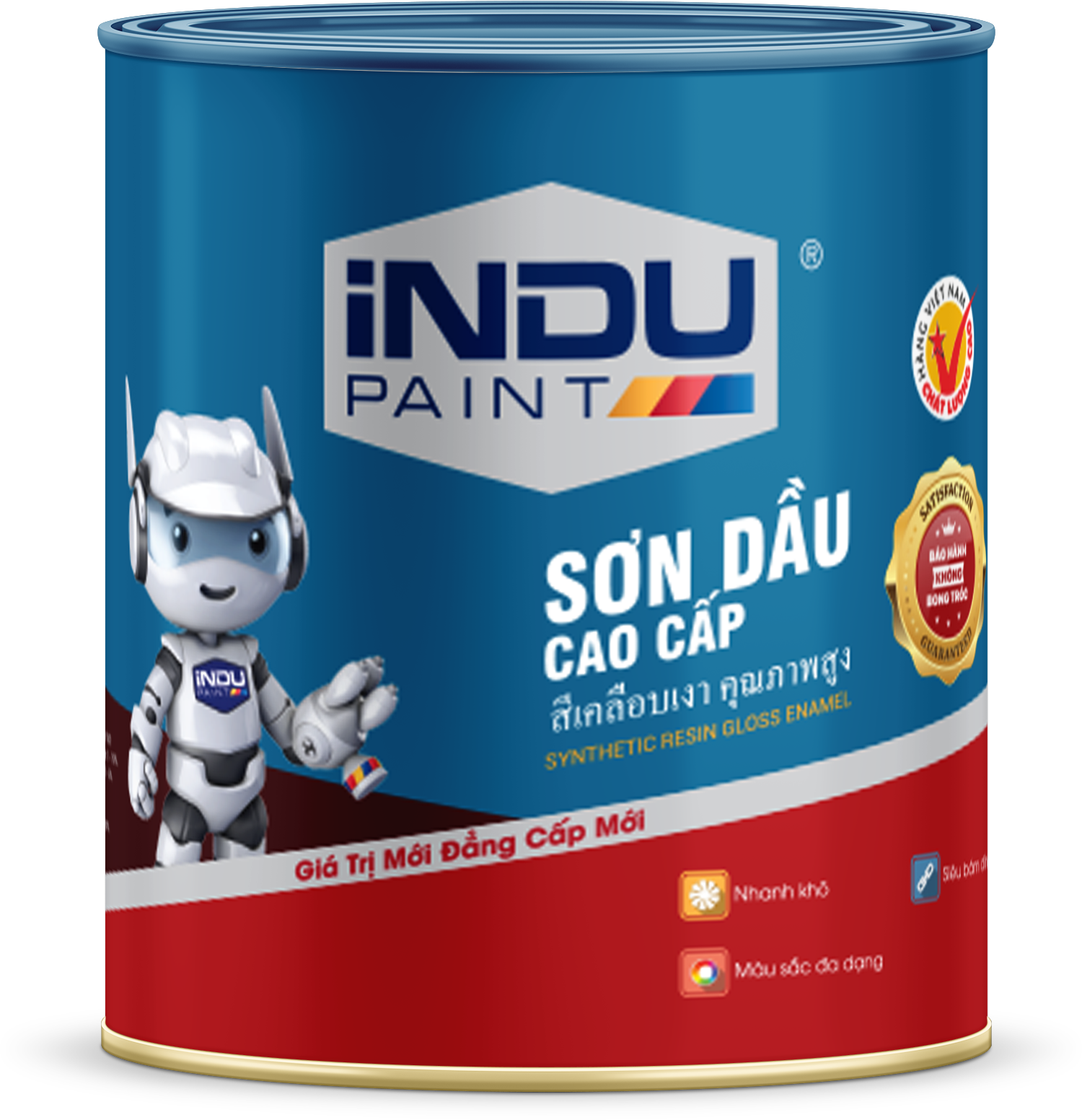 Tìm hiểu sơn dầu cao cấp iNDU Robot chất lượng